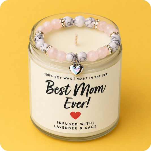 Best Mom Ever + Bracelet