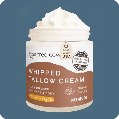 Orange Vanilla Whipped Tallow Cream