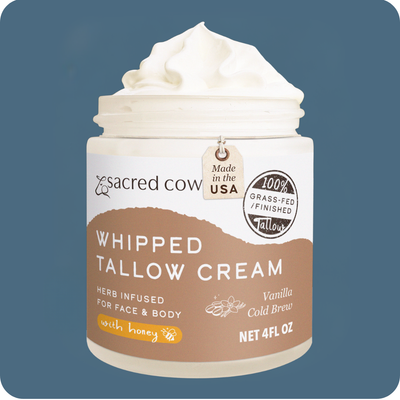Vanilla Cold Brew Whipped Tallow Cream