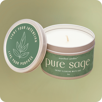 Pure Sage candle