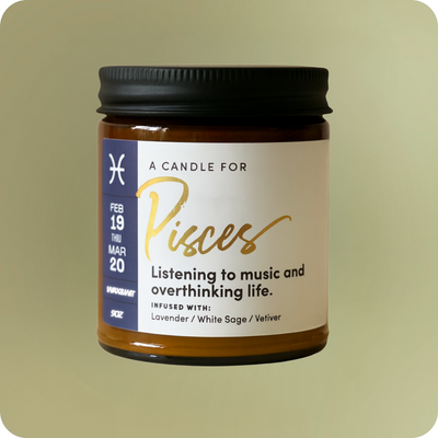 Pisces Candle
