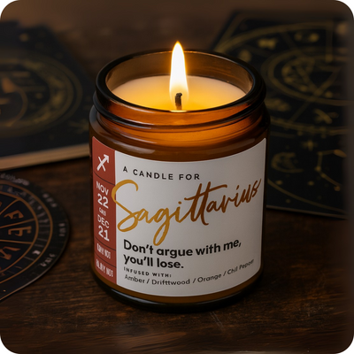 Sagittarius Candle