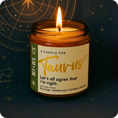 Taurus Candle