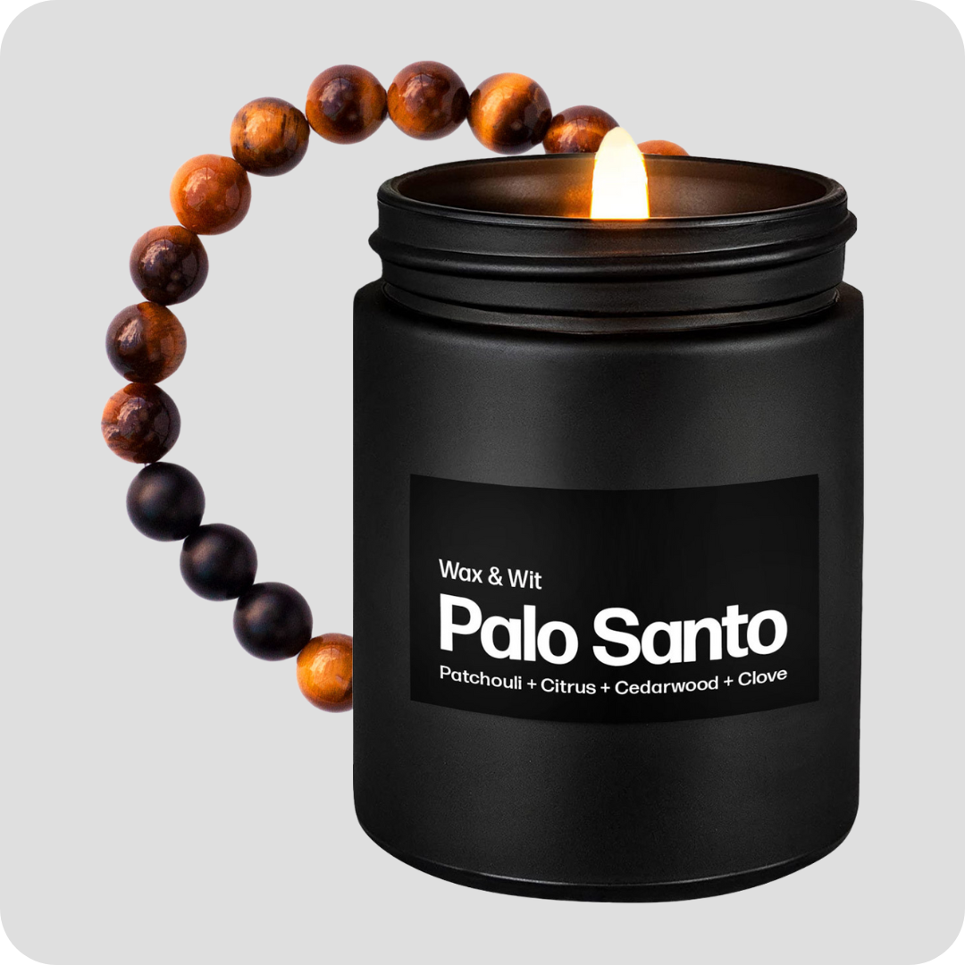 Palo Santo + Tiger's Eye Bracelet