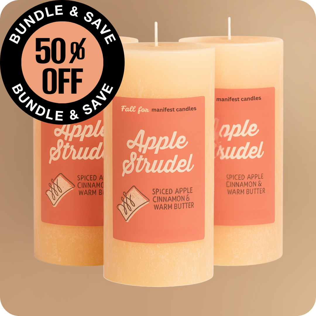 Apple Strudel 3 Pack Pillar Bundle