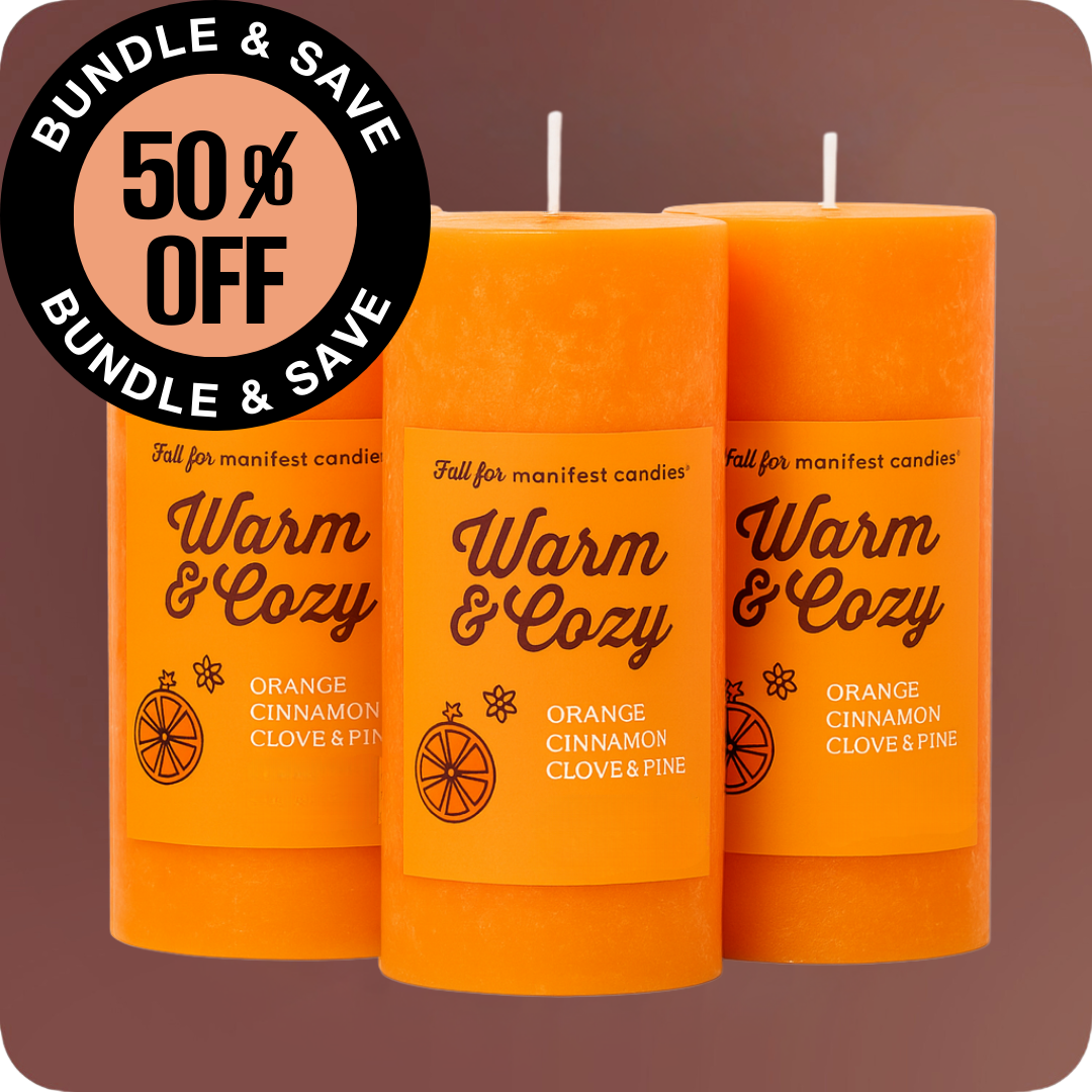 Warm & Cozy 3 Pack Pillar Bundle