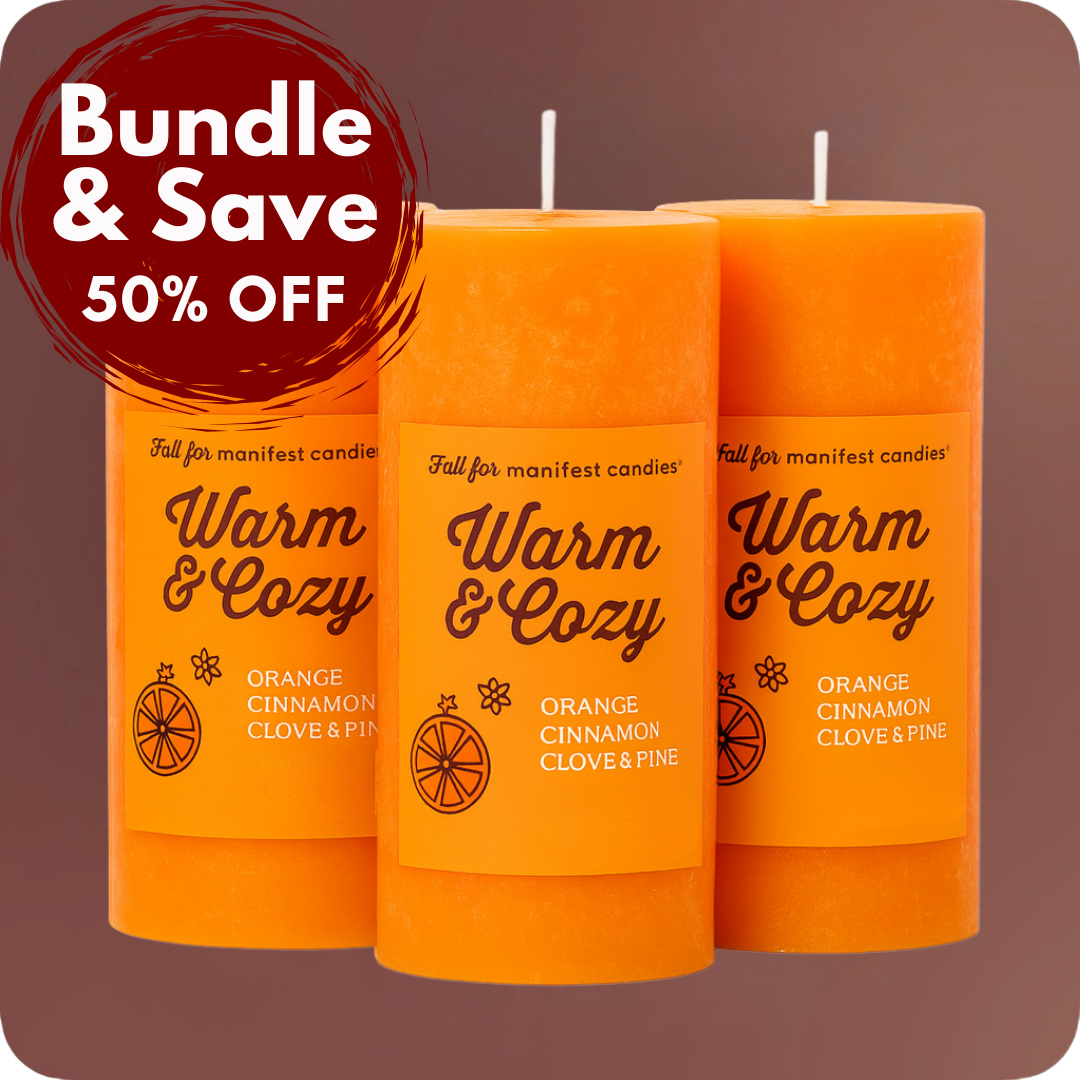 Warm & Cozy 3 Pack Pillar Bundle