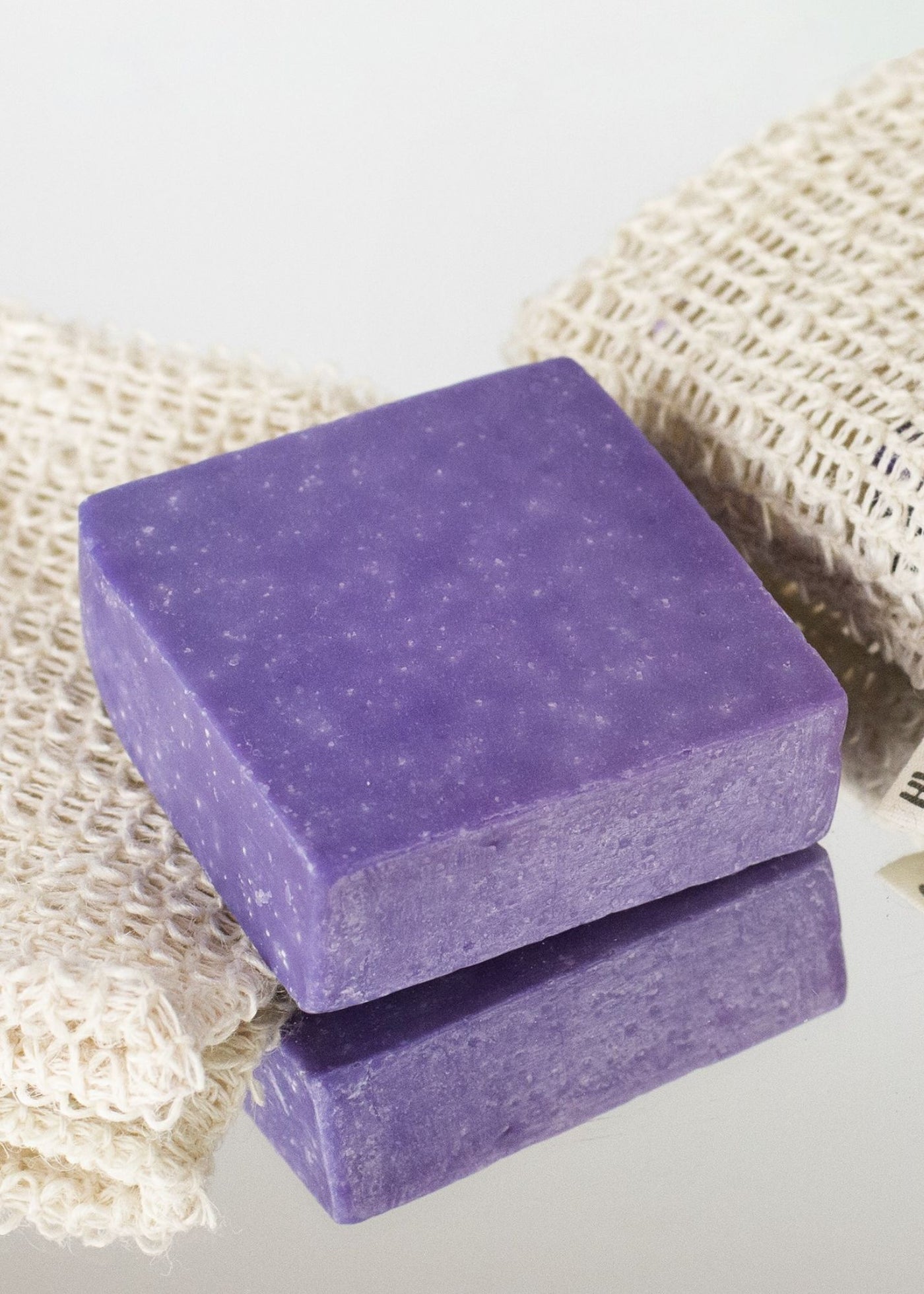Lavender Bar Soap w/Loofa Bag - 2 Pack