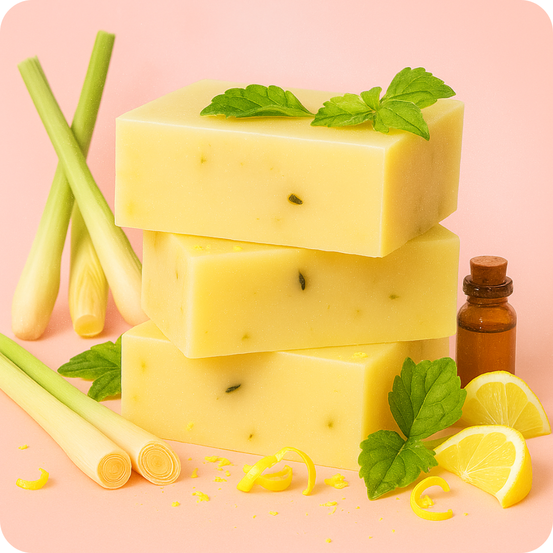 Lemongrass Patchouli Bar Soap 3 Pack
