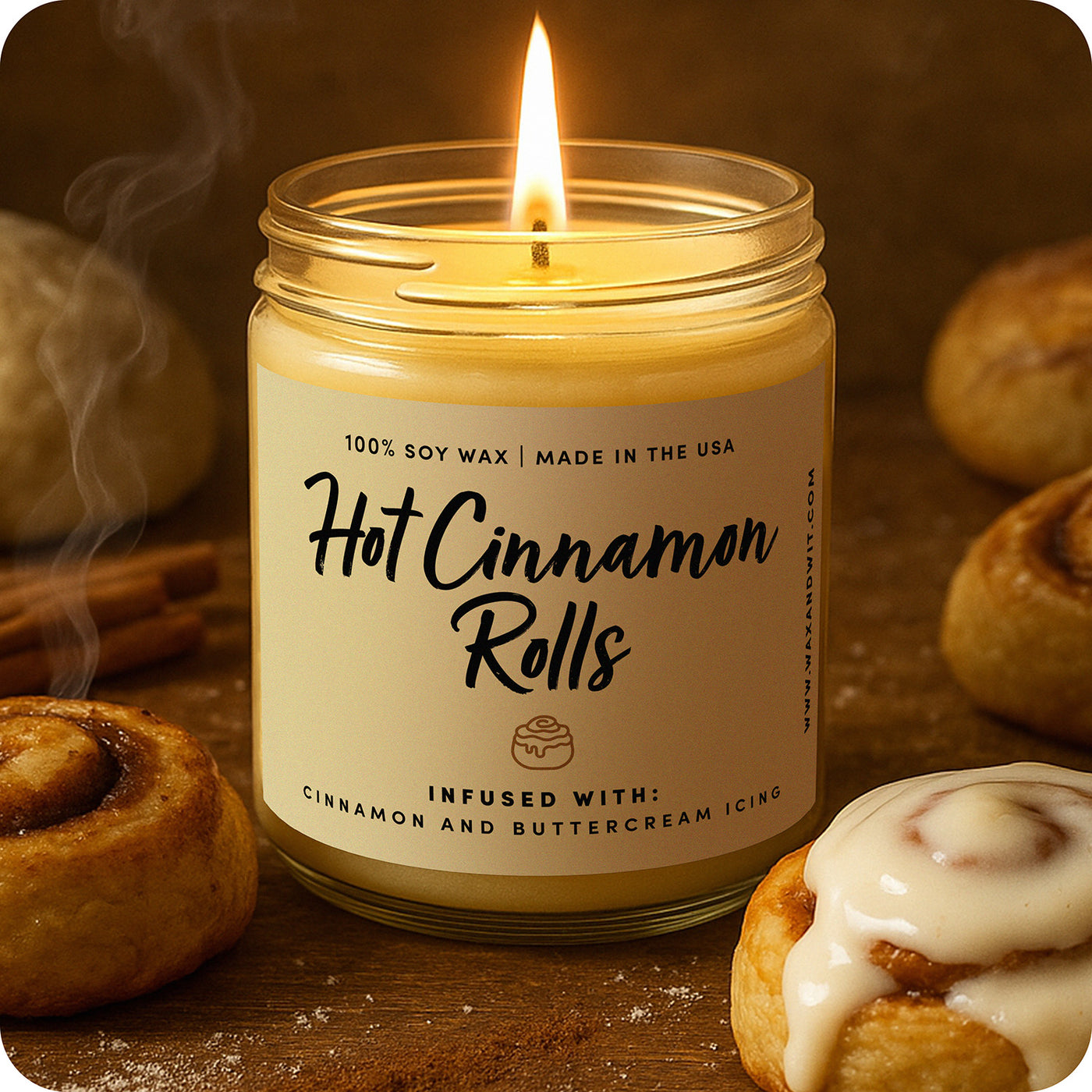 Hot Cinnamon Rolls