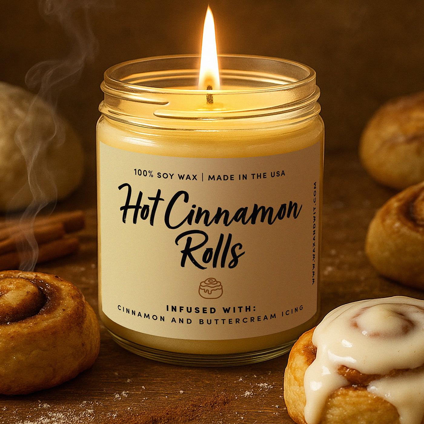 Hot Cinnamon Rolls