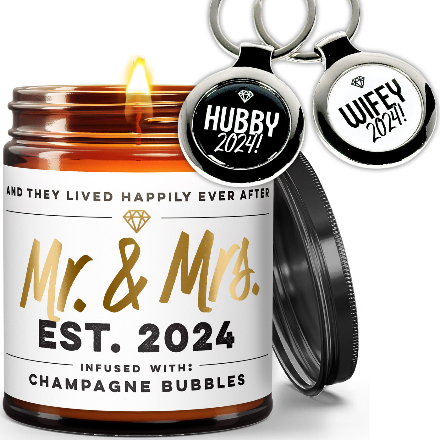 Mr and Mrs 2024 + Keychains