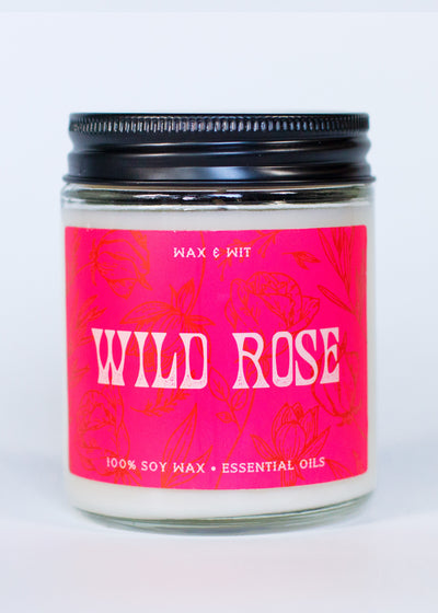Wild Rose 9oz. Soy Candle
