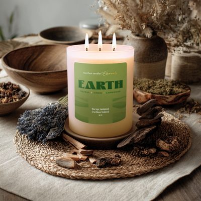 DOWN-TO-EARTH FIRE ELEMENT 3 WICK CANDLE