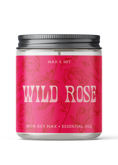 Wild Rose 9oz. Soy Candle